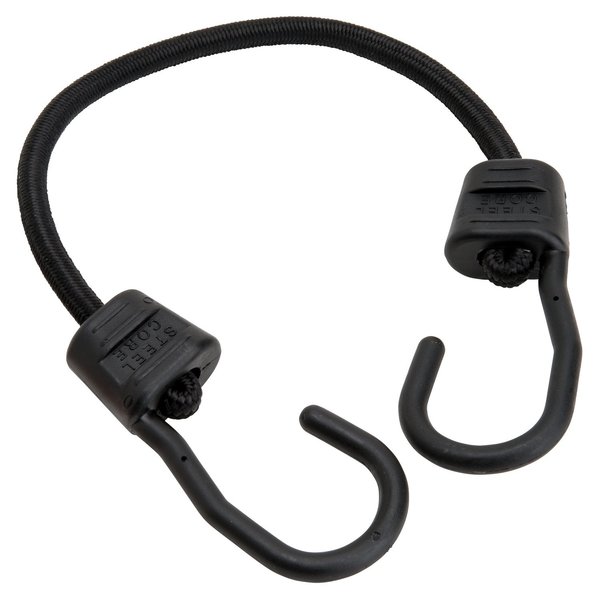 Keeper Black Bungee Cord 18 in. L X 0.315 in. 06068Z